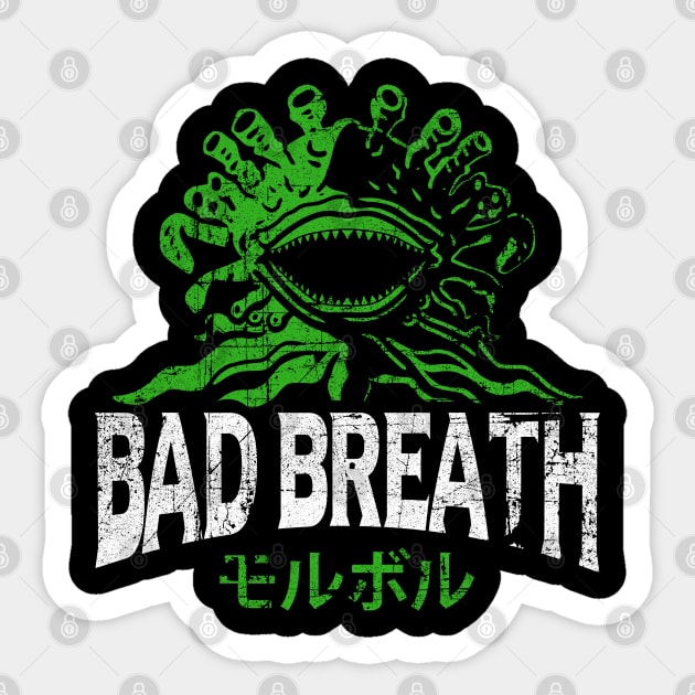 Bad Breath Sticker by logozaste